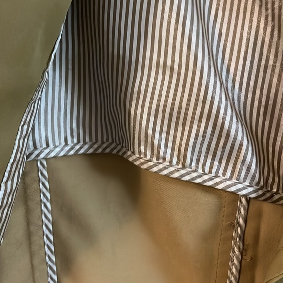 Express Design Studio Tan Double Breasted Belted Trench Coach XS - Picture 7 of 16